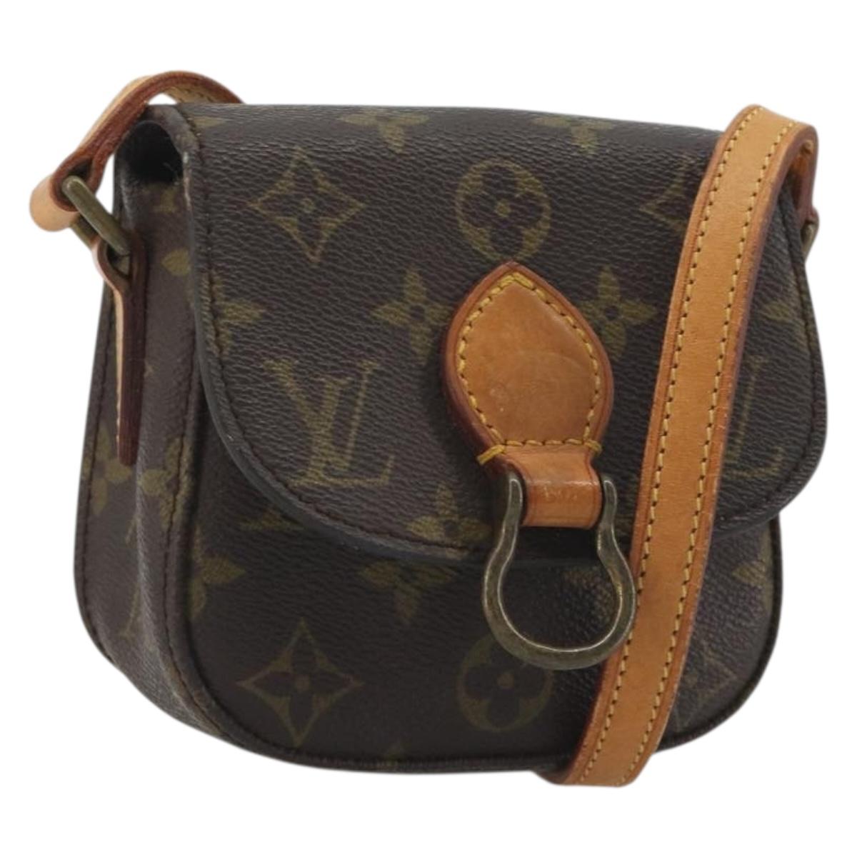 LOUIS VUITTON Monogram Bebe Monogram Saint Cloud Bag M51245 LV Auth 197184