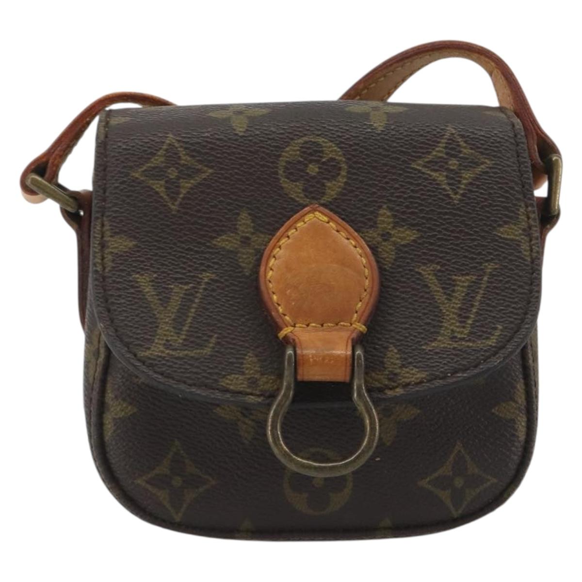 LOUIS VUITTON Monogram Bebe Monogram Saint Cloud Bag M51245 LV Auth 197184