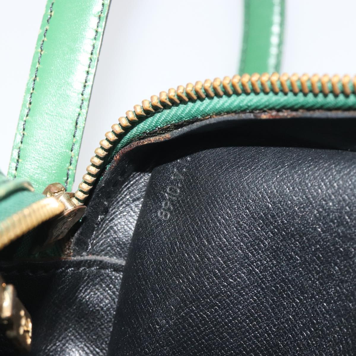 LOUIS VUITTON Epi Jeune Fille MM Shoulder Bag Green M52154 LV Auth 197191