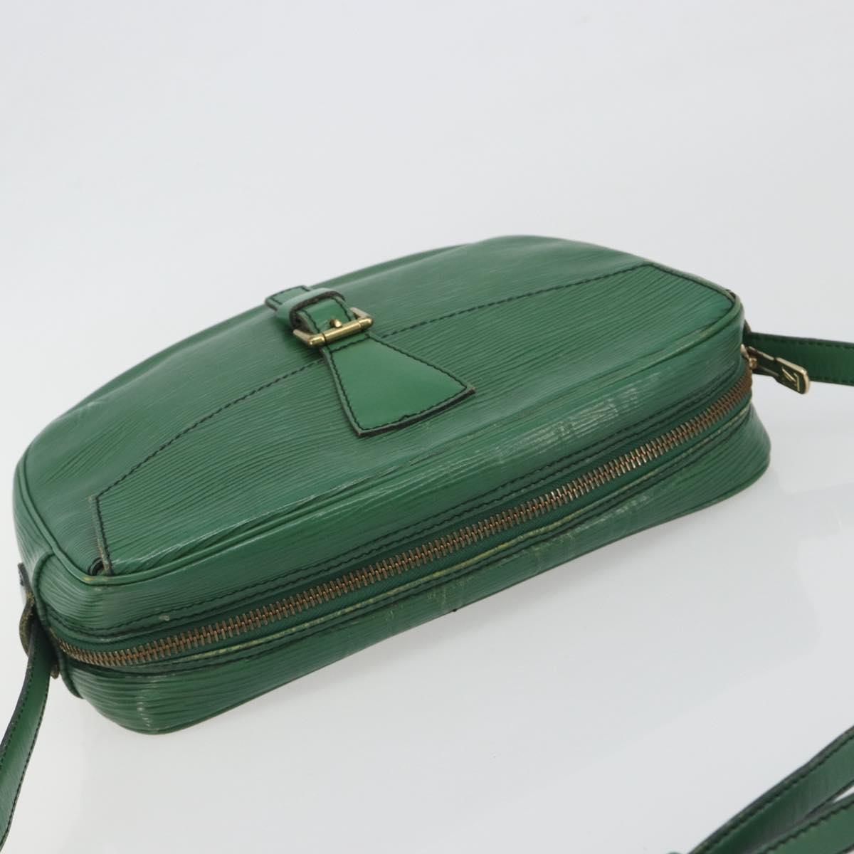 LOUIS VUITTON Epi Jeune Fille MM Shoulder Bag Green M52154 LV Auth 197191