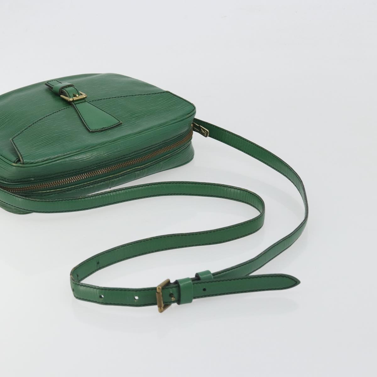 LOUIS VUITTON Epi Jeune Fille MM Shoulder Bag Green M52154 LV Auth 197191