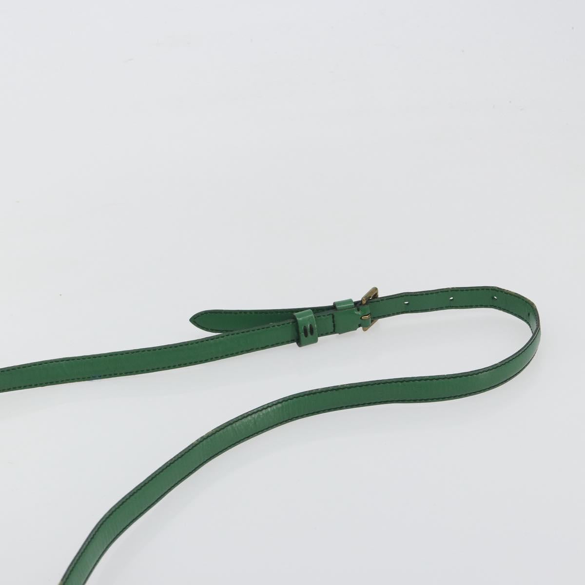LOUIS VUITTON Epi Jeune Fille MM Shoulder Bag Green M52154 LV Auth 197191