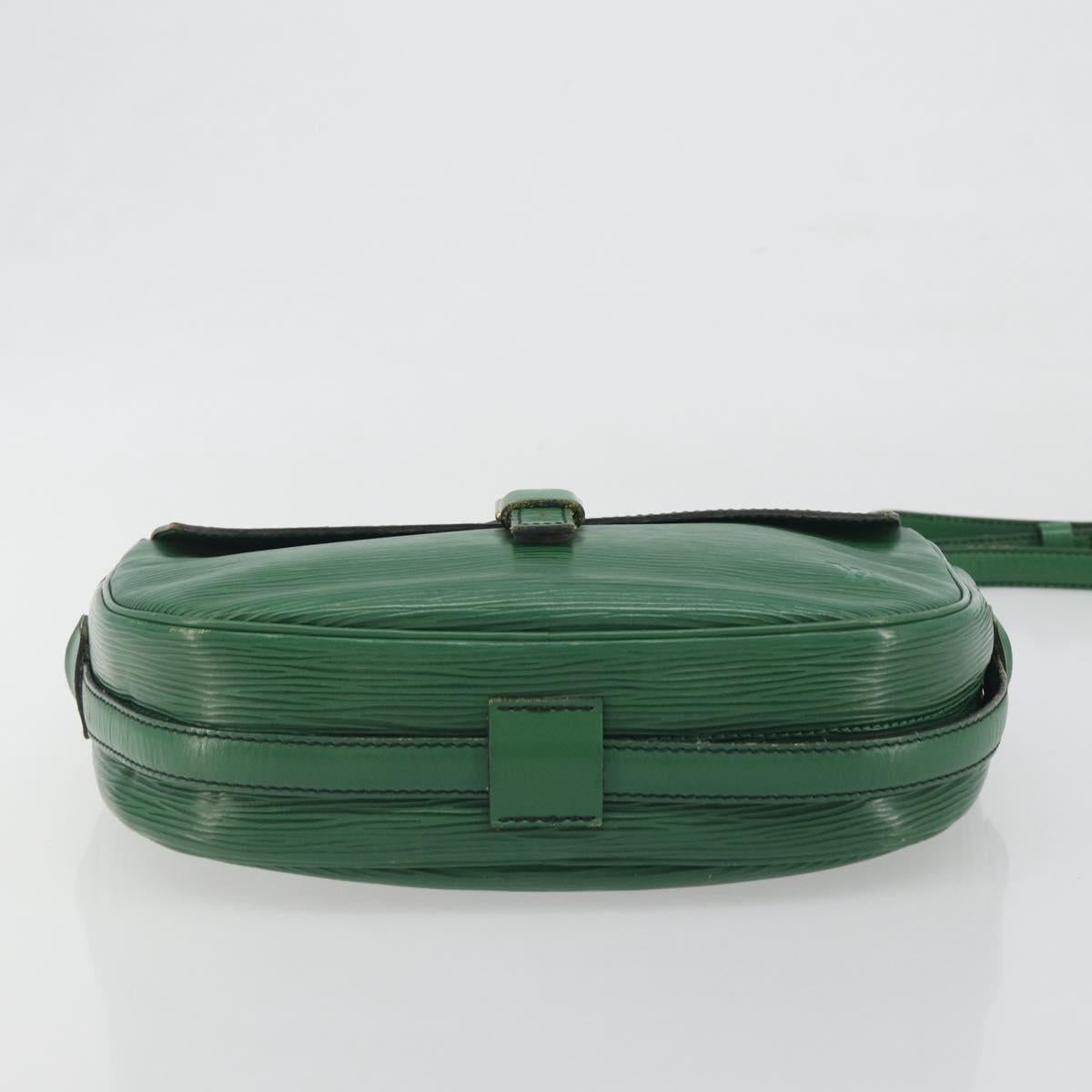 LOUIS VUITTON Epi Jeune Fille MM Shoulder Bag Green M52154 LV Auth 197191