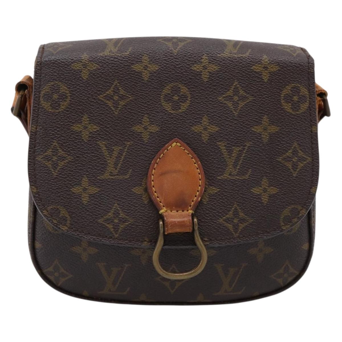 LOUIS VUITTON Monogram Saint Cloud MM Shoulder Bag M51243 LV Auth 197213