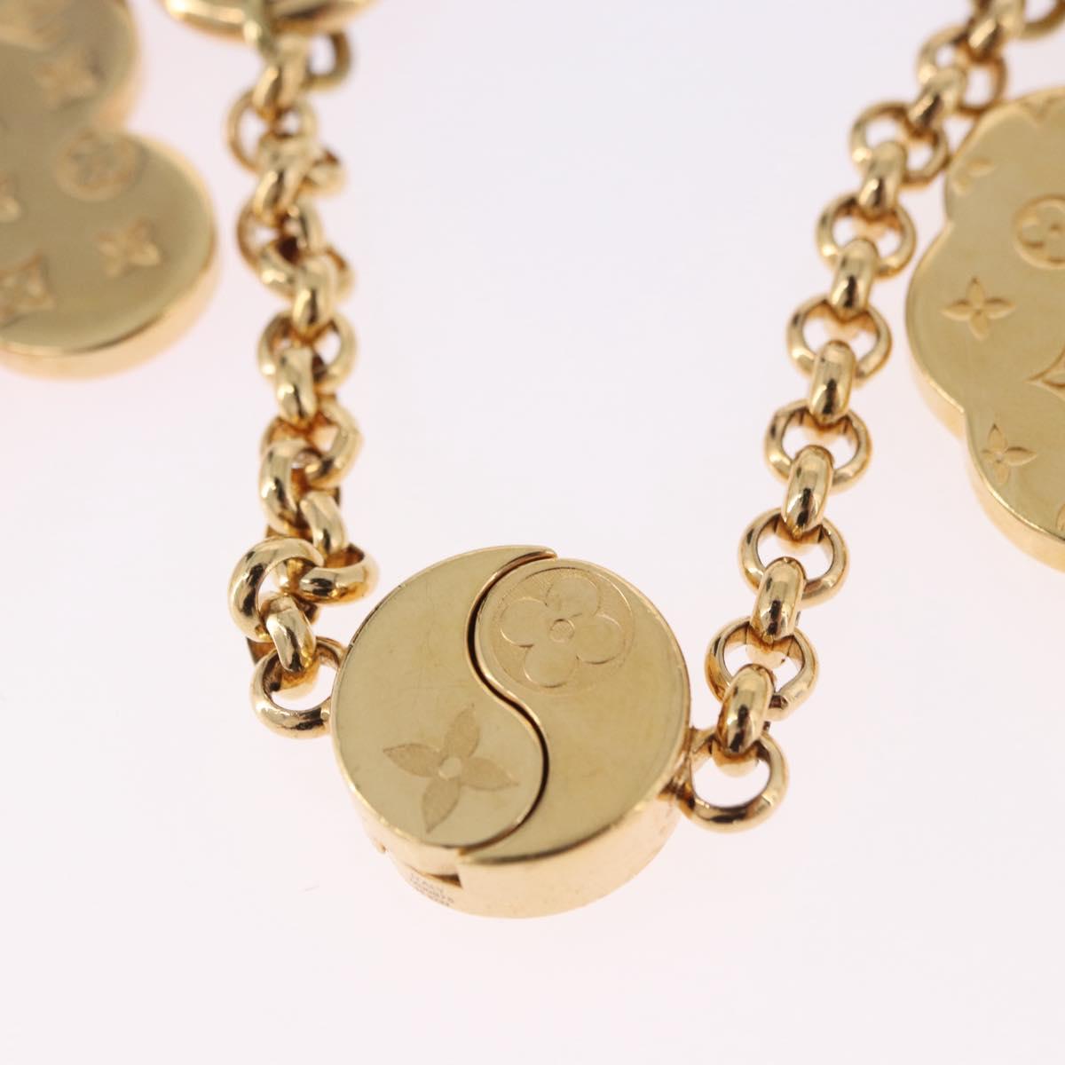 LOUIS VUITTON Chain Vivienne Petula Christmas Charm metal M00875 Auth 197221M