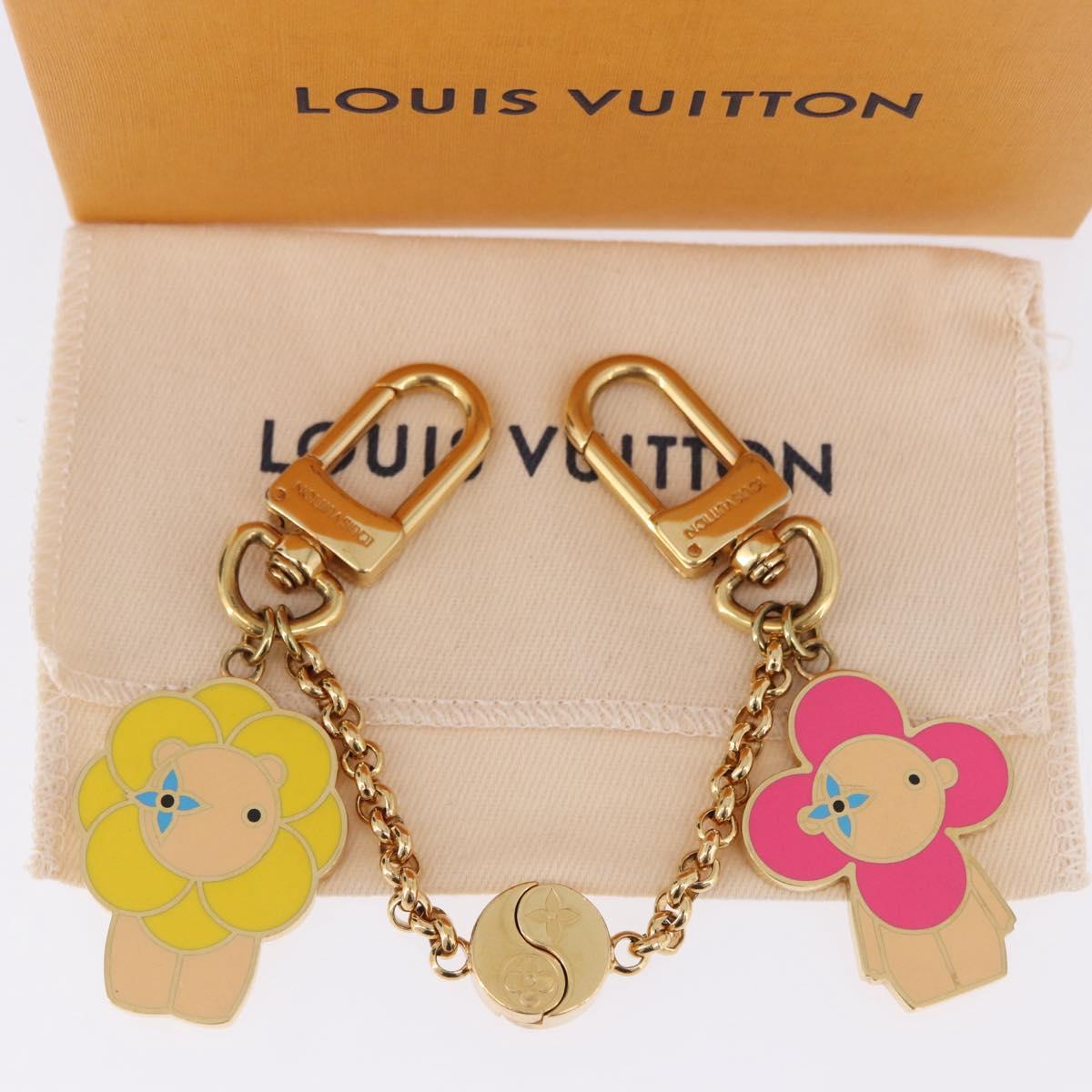 LOUIS VUITTON Chain Vivienne Petula Christmas Charm metal M00875 Auth 197221M