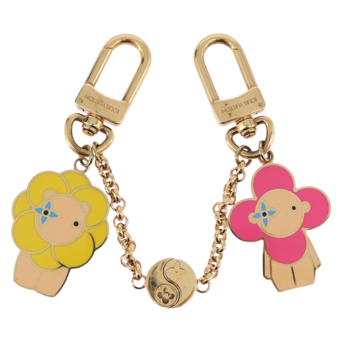 LOUIS VUITTON Chain Vivienne Petula Christmas Charm metal M00875 Auth 197221M