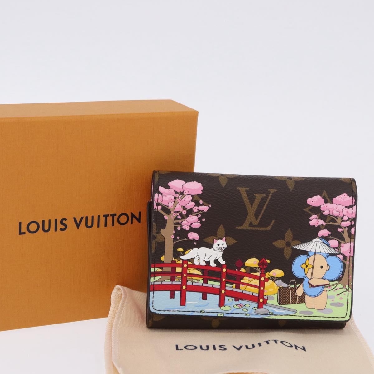 LOUIS VUITTON Vivienne Portefeuille Victorine Wallet M80873 LV Auth 197222SAM