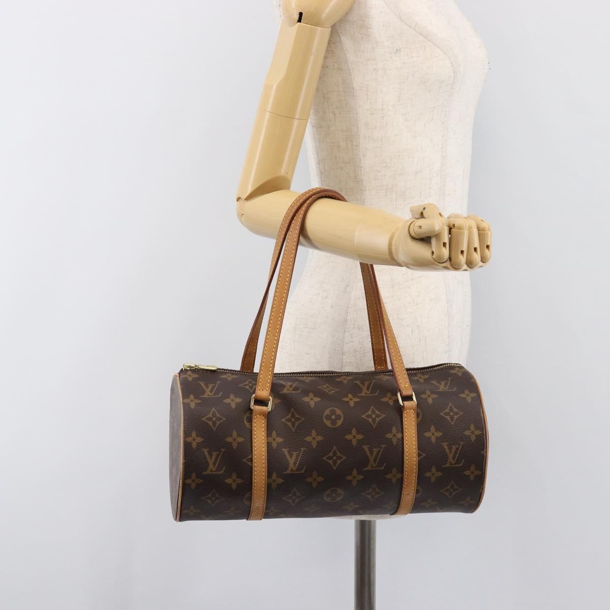LOUIS VUITTON Monogram Papillon 30 Hand Bag M51365 LV Auth 197234A