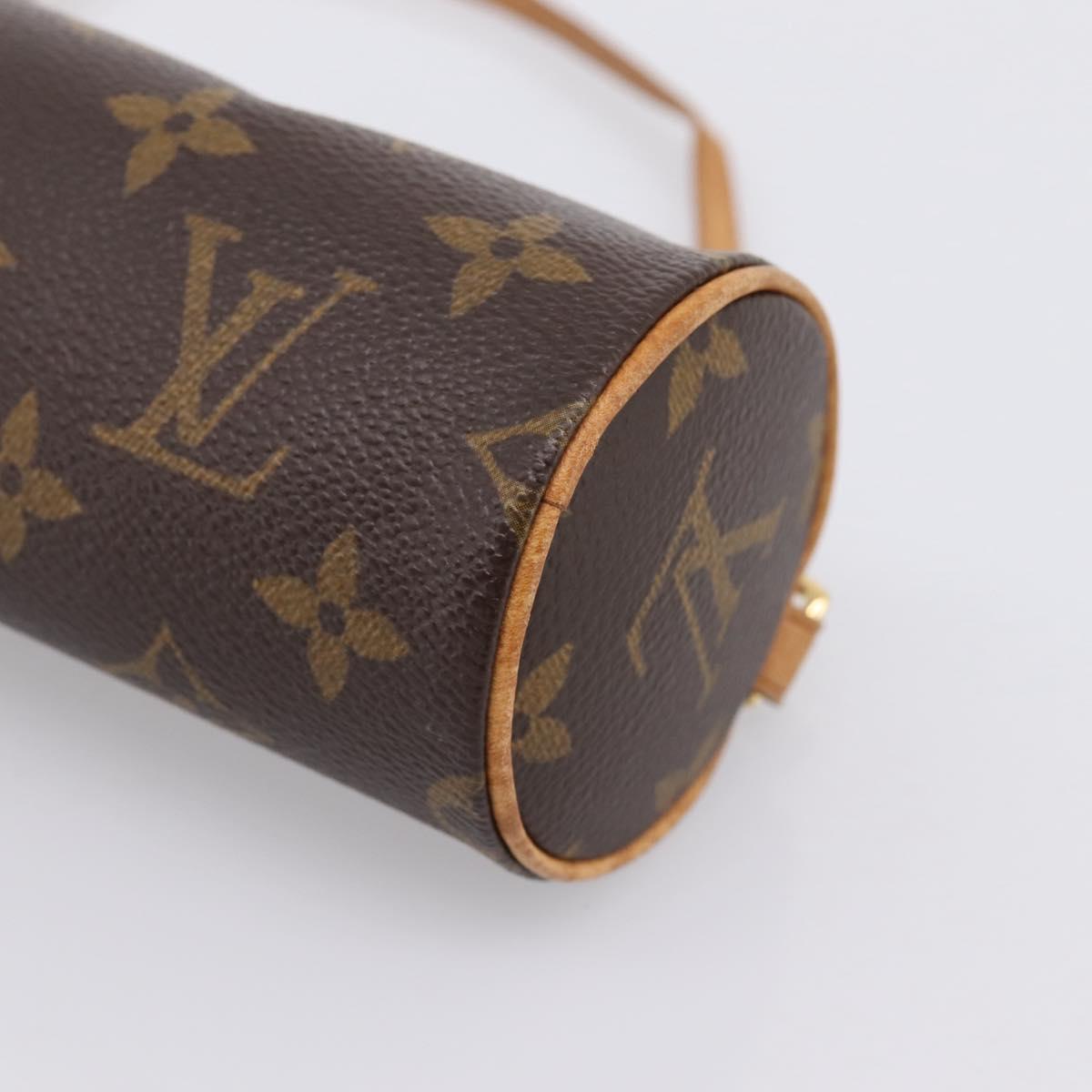LOUIS VUITTON Monogram Papillon Pouch LV Auth 197235