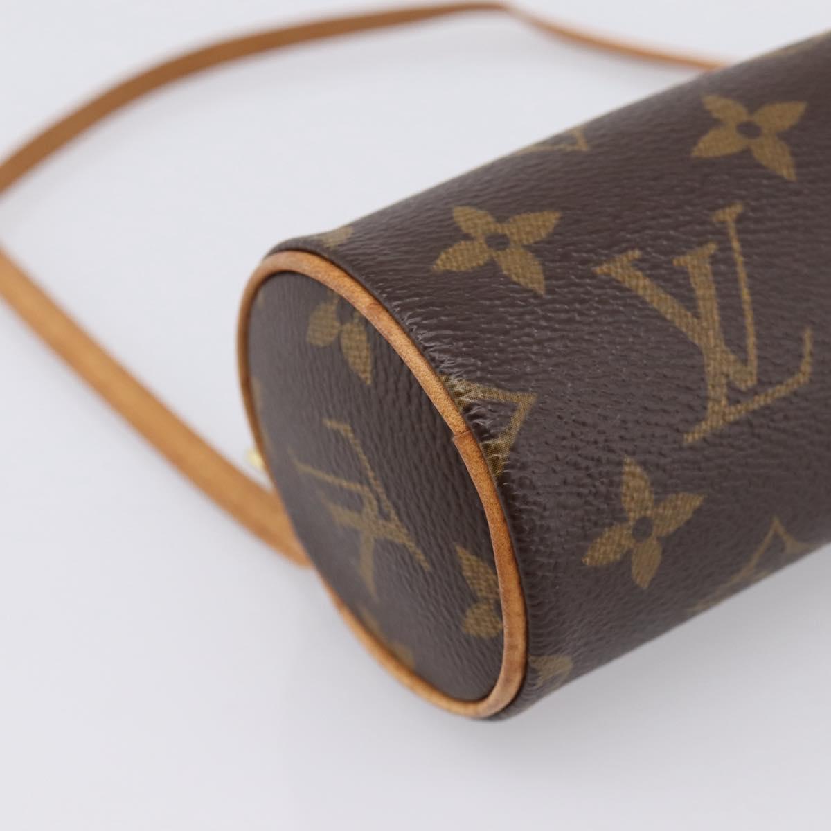 LOUIS VUITTON Monogram Papillon Pouch LV Auth 197235