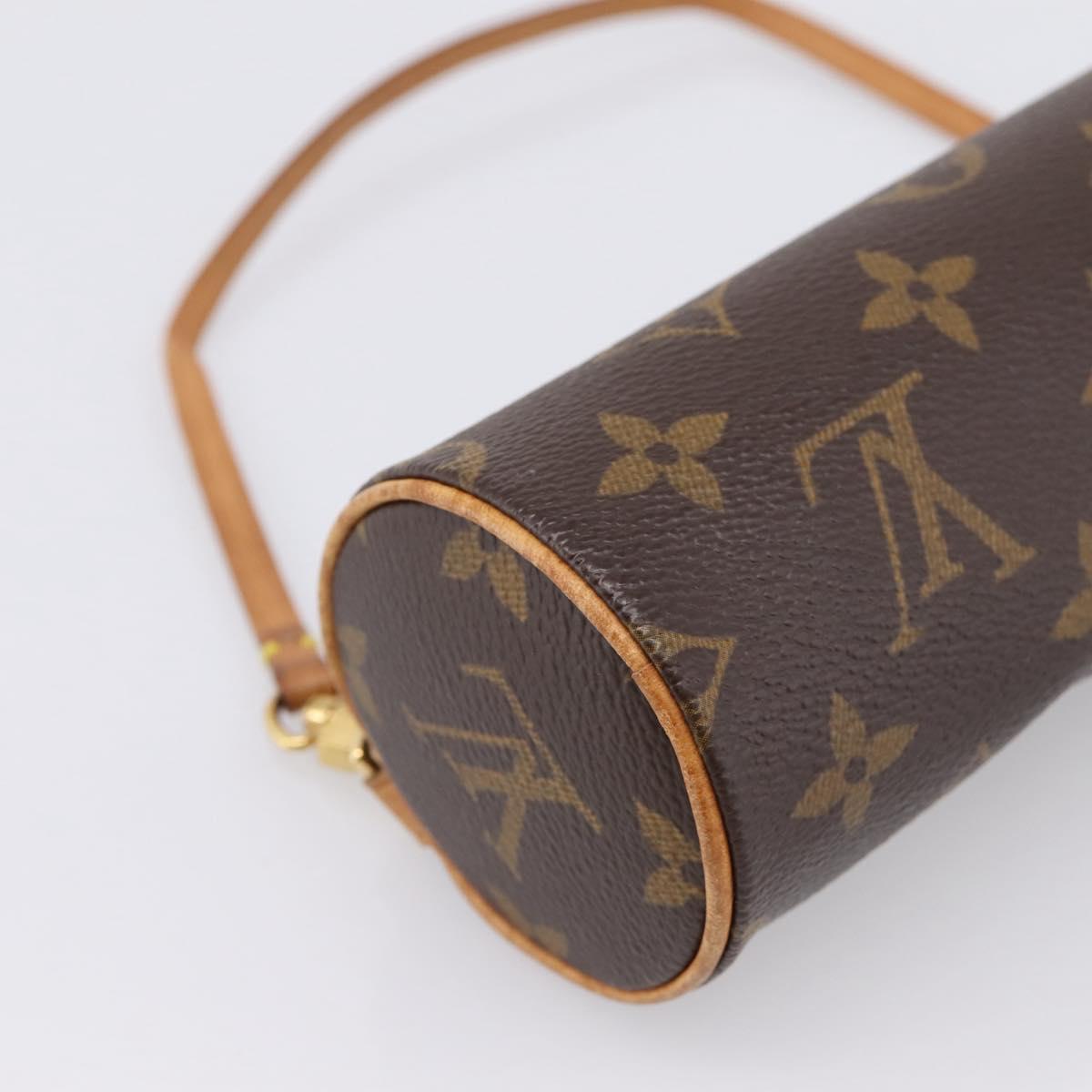 LOUIS VUITTON Monogram Papillon Pouch LV Auth 197235