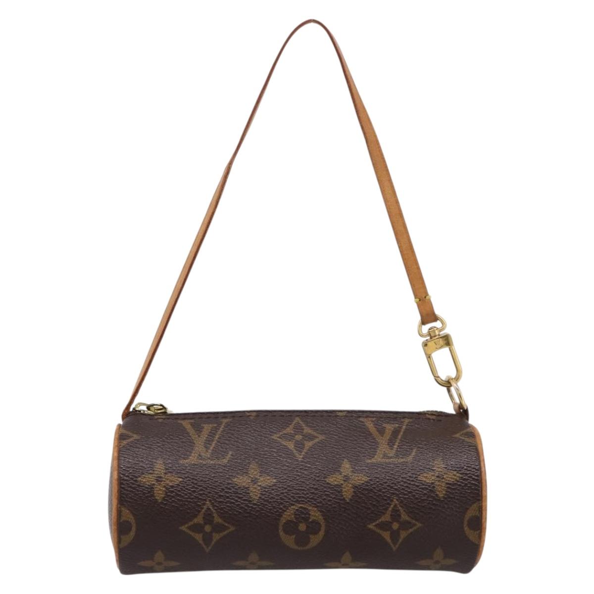 LOUIS VUITTON Monogram Papillon Pouch LV Auth 197235