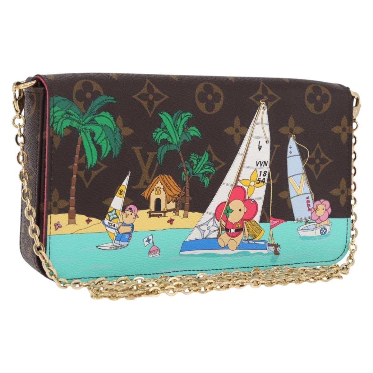 LOUIS VUITTON Monogram Vivienne Pochette Felice Bag M82627 LV Auth 197240SAM