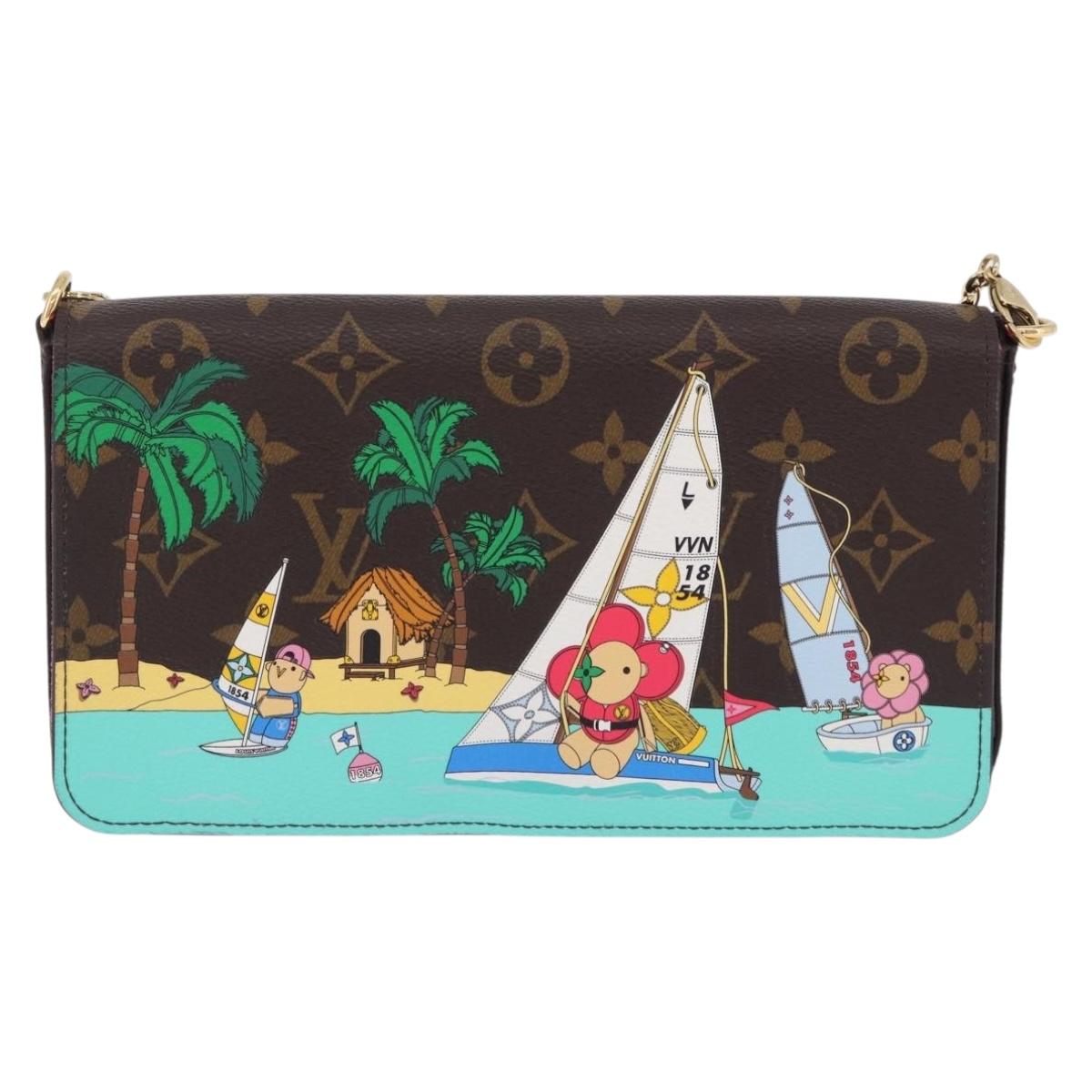 LOUIS VUITTON Monogram Vivienne Pochette Felice Bag M82627 LV Auth 197240SAM