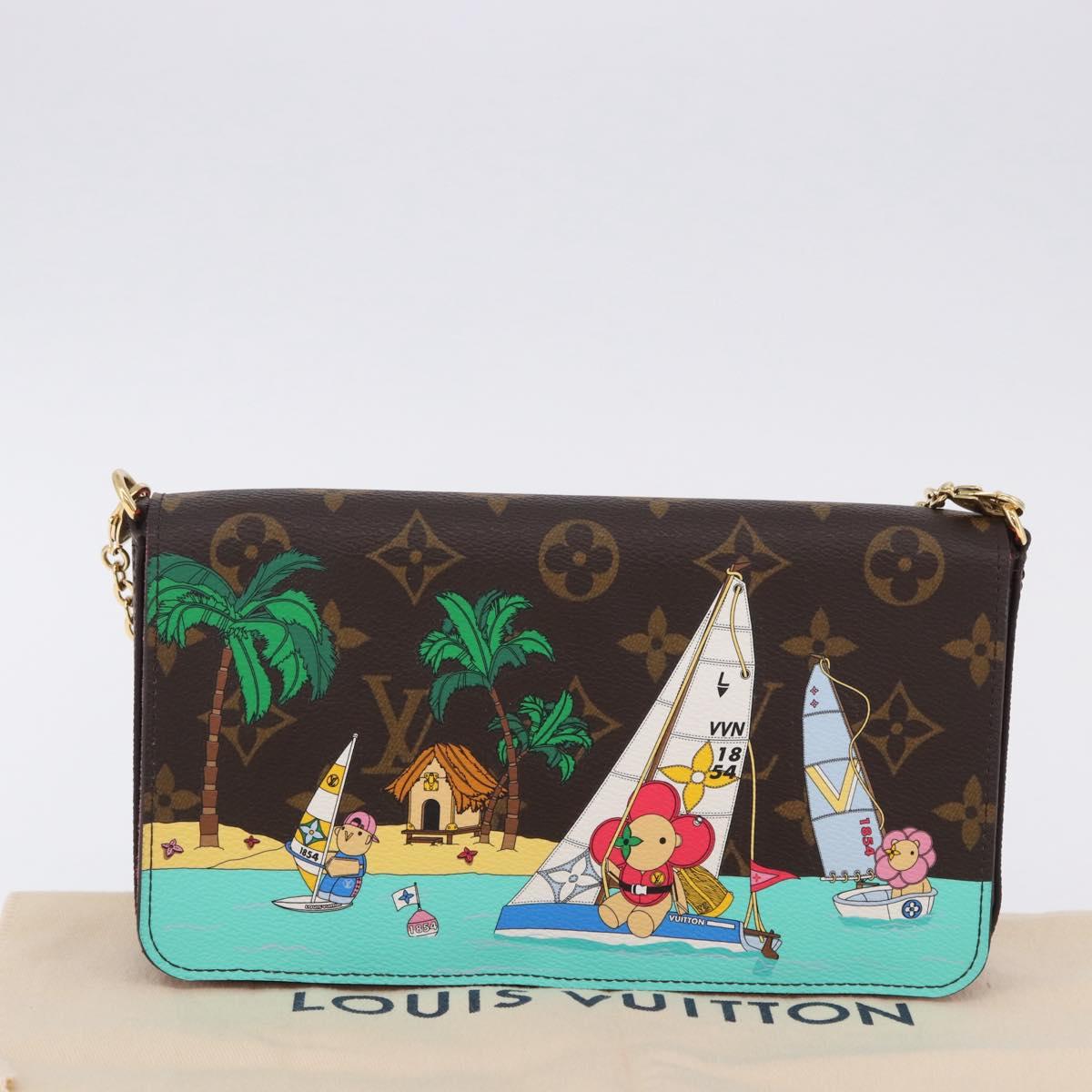 LOUIS VUITTON Monogram Vivienne Pochette Felice Bag M82627 LV Auth 197240SAM