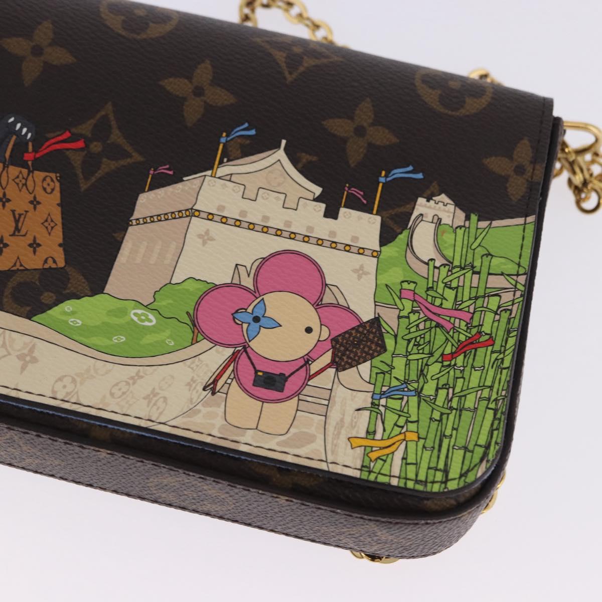 LOUIS VUITTON Monogram Vivienne Pochette Felice Bag M80992 LV Auth 197241SAM