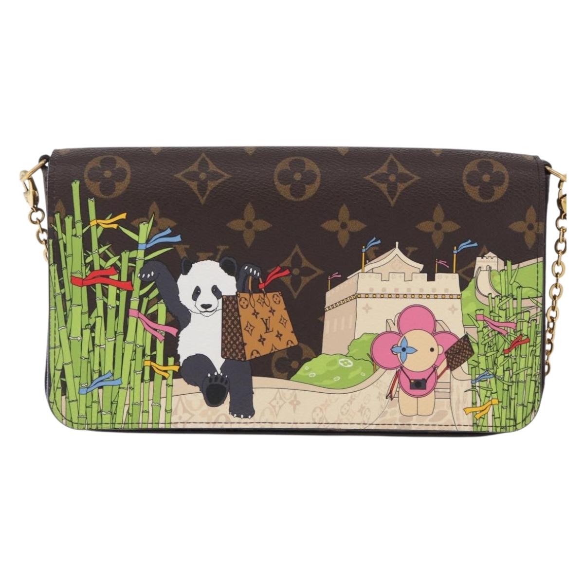 LOUIS VUITTON Monogram Vivienne Pochette Felice Bag M80992 LV Auth 197241SAM
