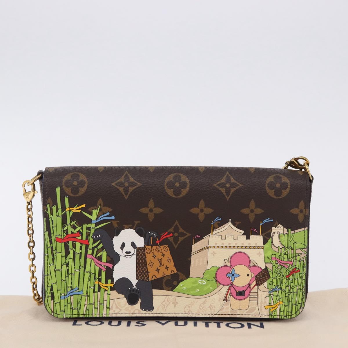 LOUIS VUITTON Monogram Vivienne Pochette Felice Bag M80992 LV Auth 197241SAM
