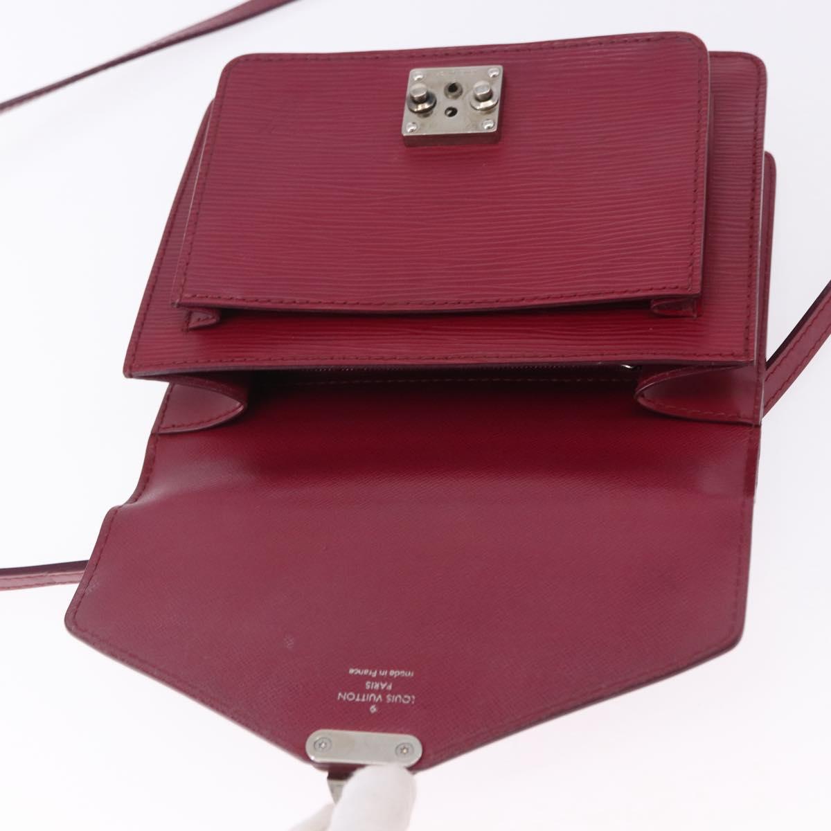 LOUIS VUITTON Epi Monceau 28 Hand Bag Fuchsia pink LV Auth 197243A