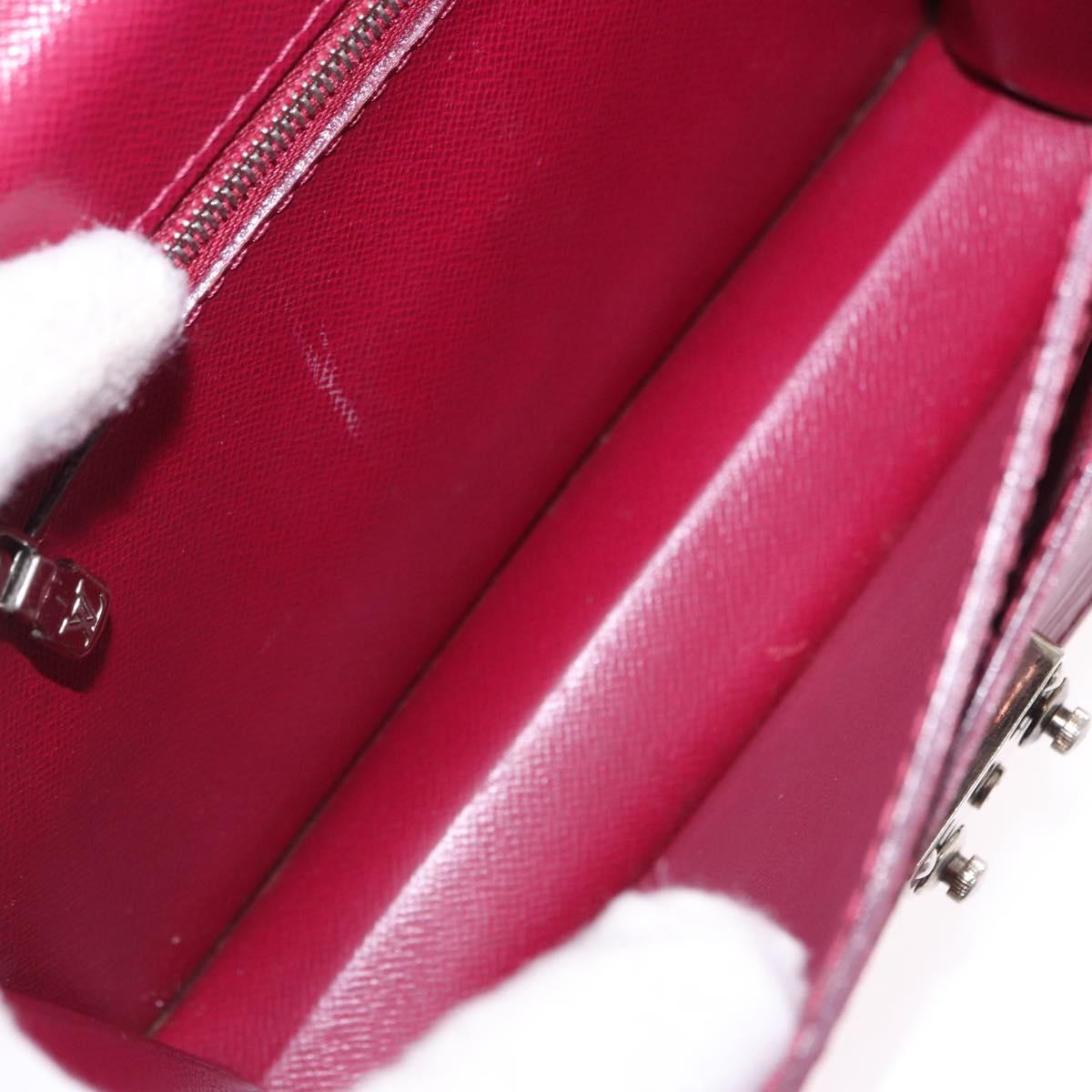 LOUIS VUITTON Epi Monceau 28 Hand Bag Fuchsia pink LV Auth 197243A