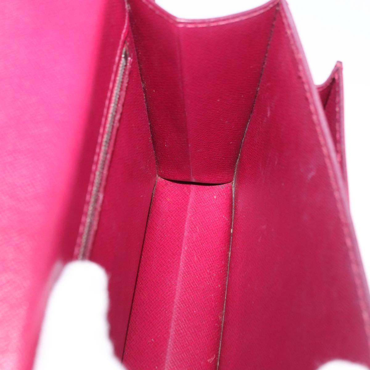 LOUIS VUITTON Epi Monceau 28 Hand Bag Fuchsia pink LV Auth 197243A