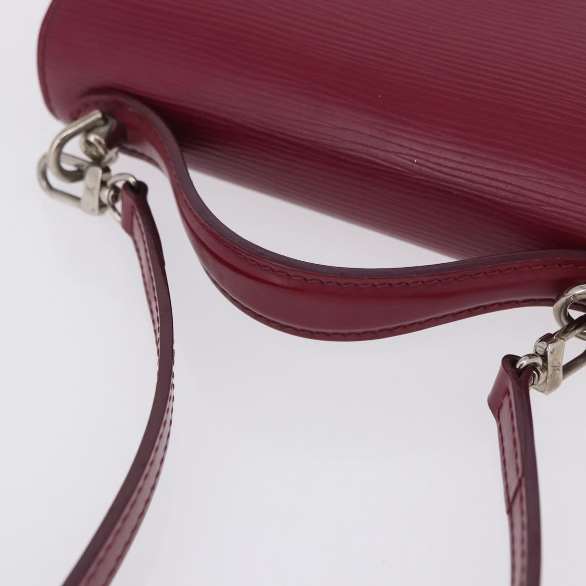 LOUIS VUITTON Epi Monceau 28 Hand Bag Fuchsia pink LV Auth 197243A
