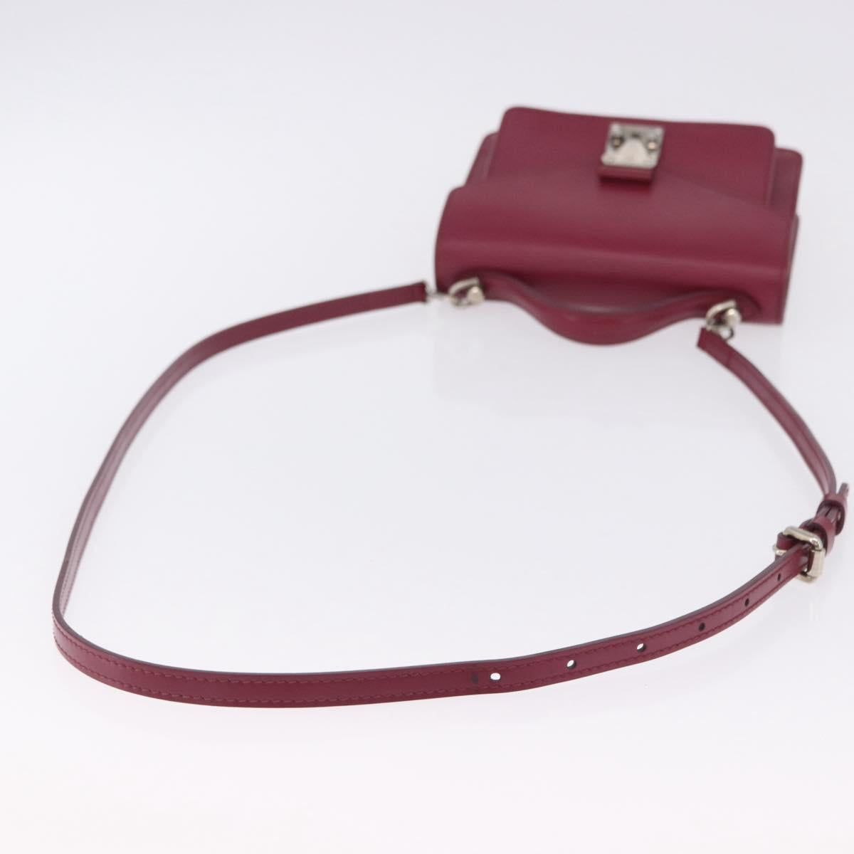 LOUIS VUITTON Epi Monceau 28 Hand Bag Fuchsia pink LV Auth 197243A