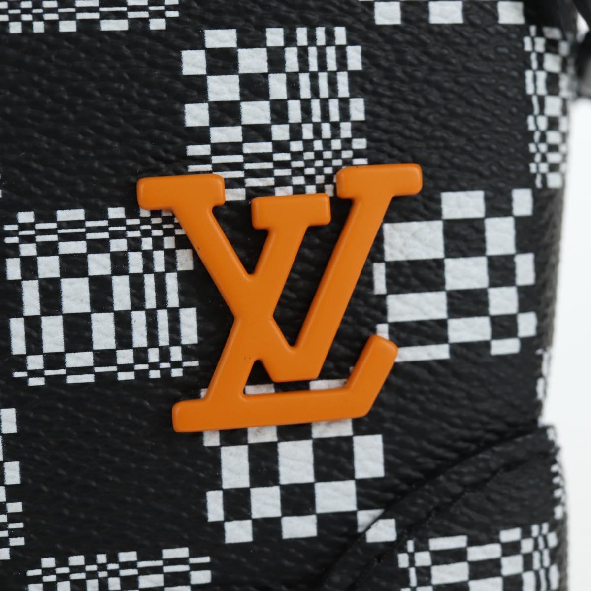 LOUIS VUITTON Damier Distorted Steamer XS Bag Black N60453 LV Auth 197245SM