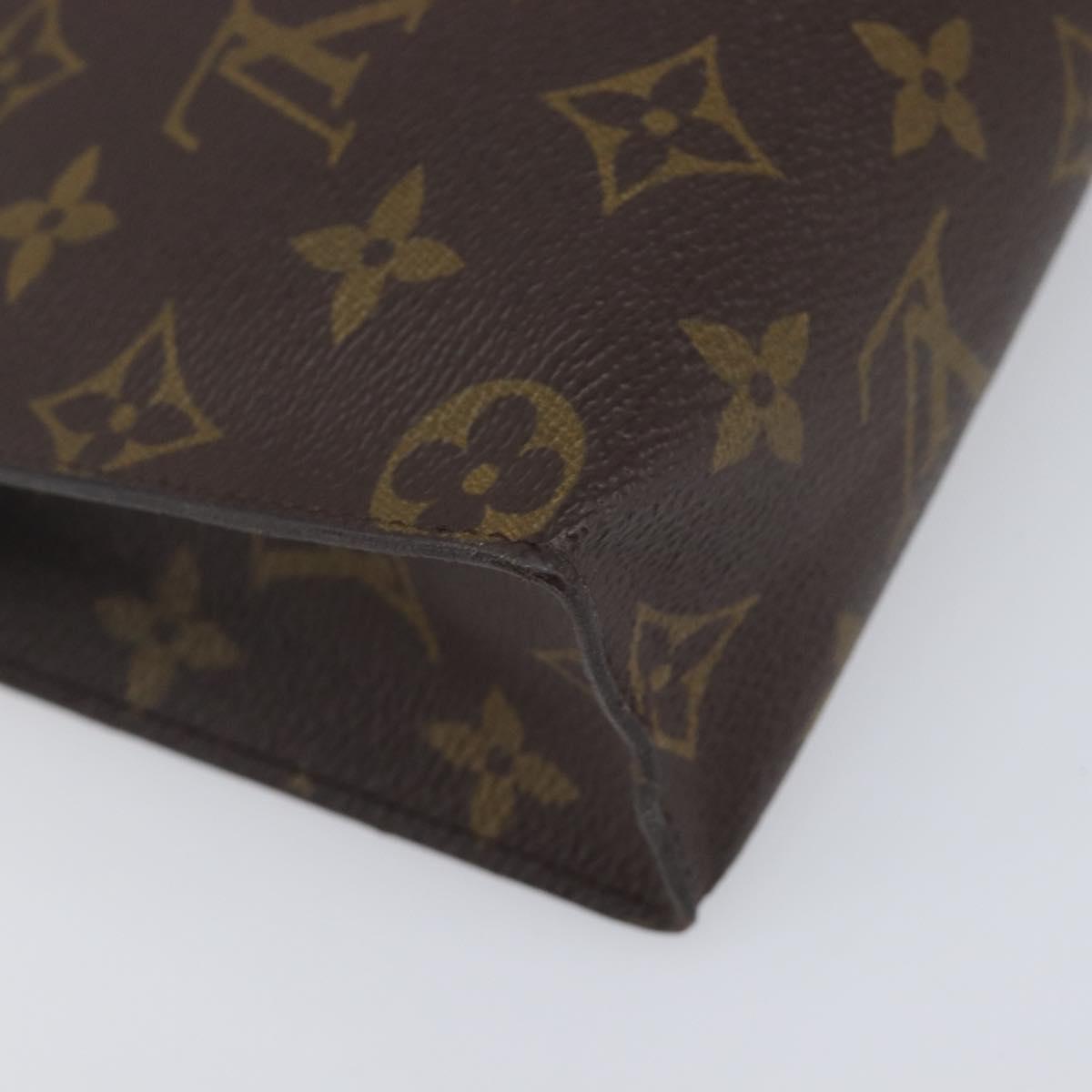 LOUIS VUITTON Monogram Poche Toilette 26 Pouch M47542 LV Auth 197249