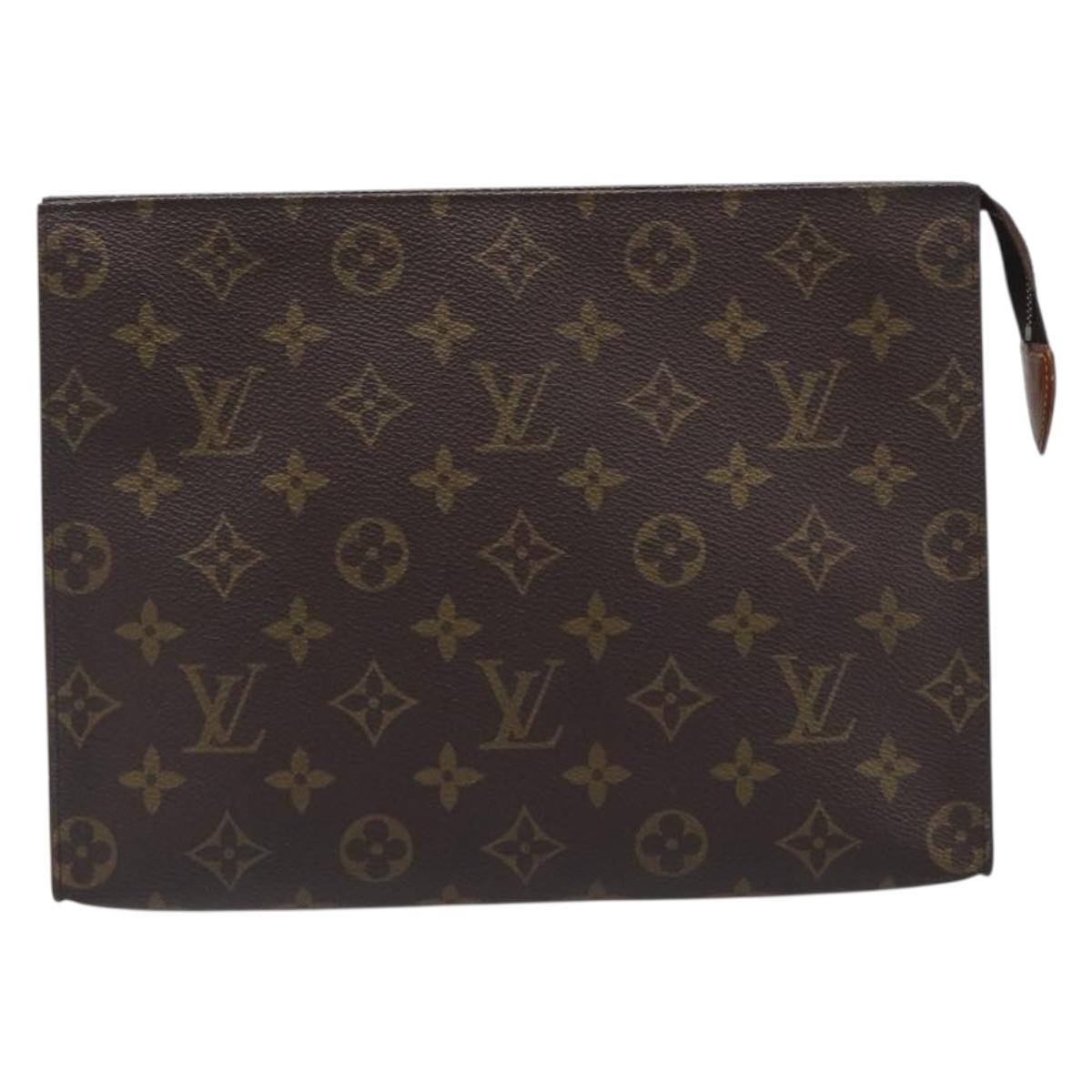 LOUIS VUITTON Monogram Poche Toilette 26 Pouch M47542 LV Auth 197249