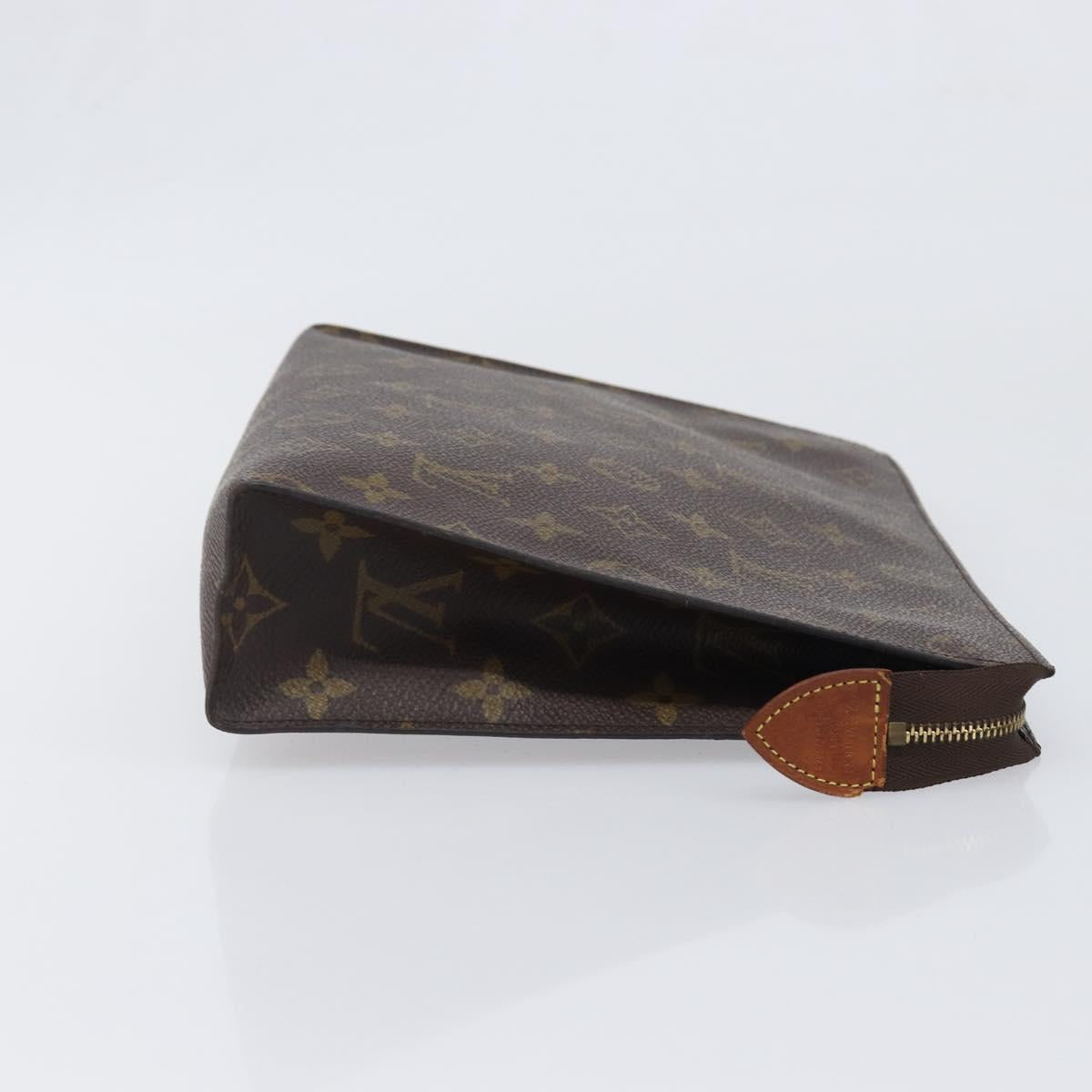 LOUIS VUITTON Monogram Poche Toilette 26 Pouch M47542 LV Auth 197249