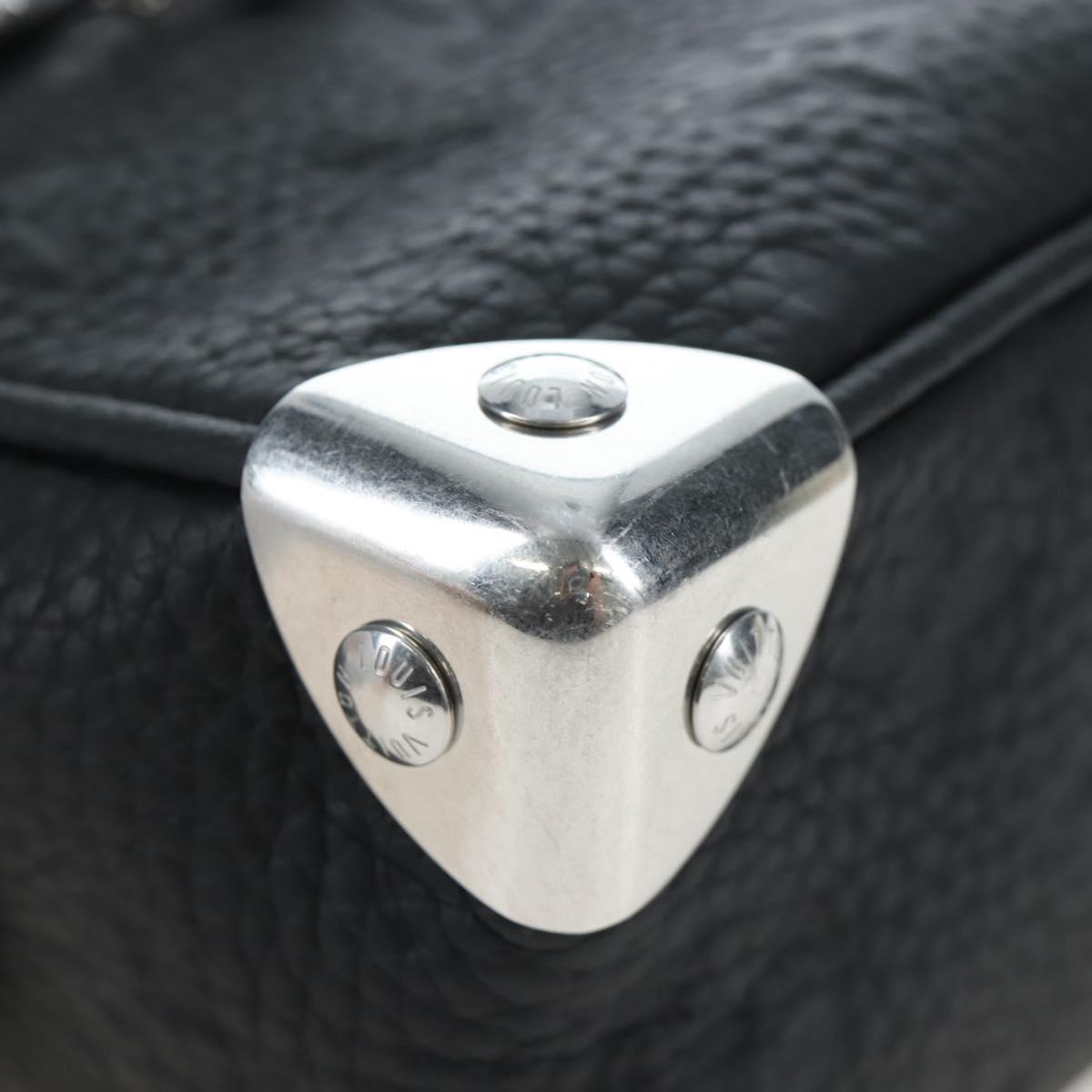LOUIS VUITTON Monogram Taurillon Clemence Mini Soft Trunk M25927 Auth 197251SAM