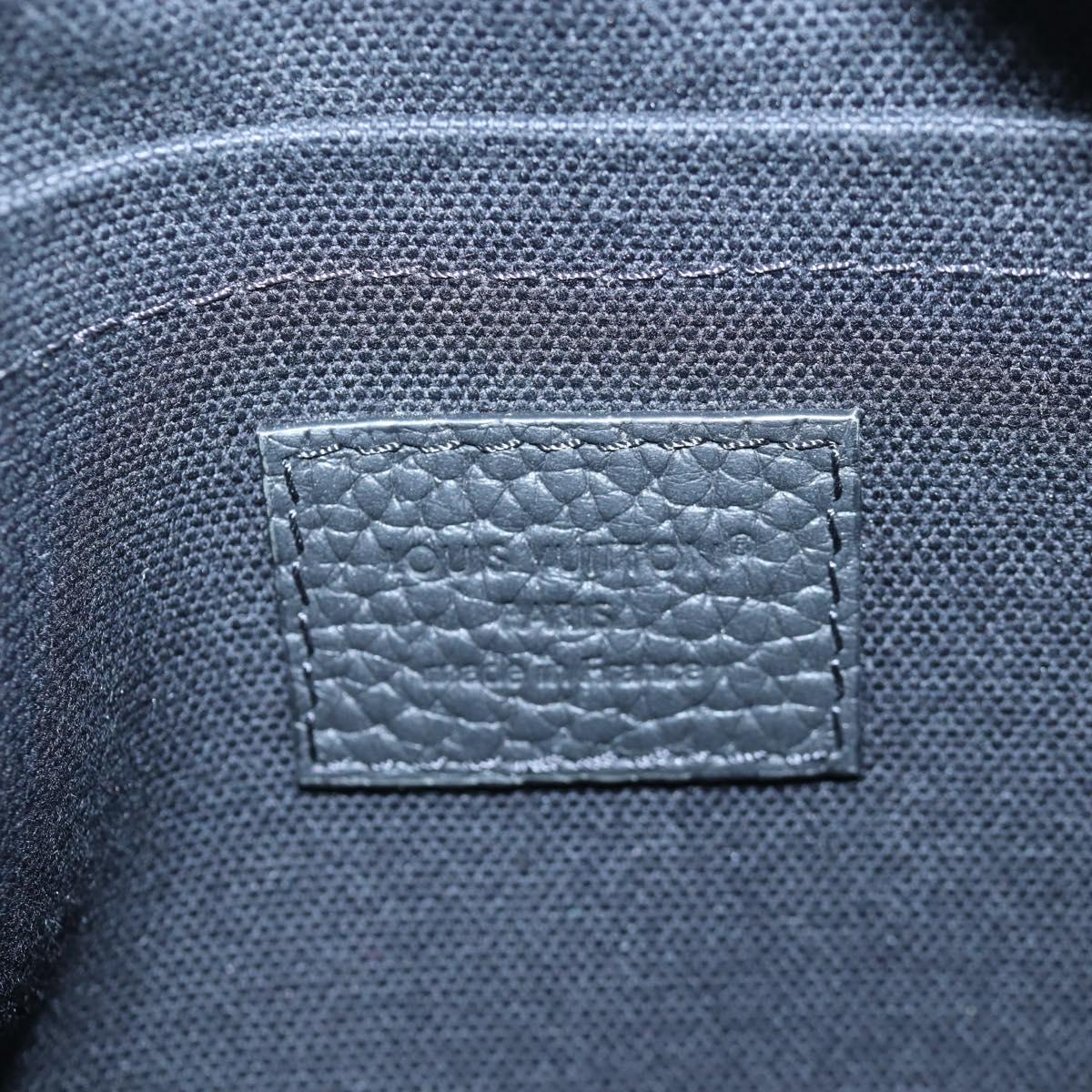 LOUIS VUITTON Monogram Taurillon Clemence Mini Soft Trunk M25927 Auth 197251SAM