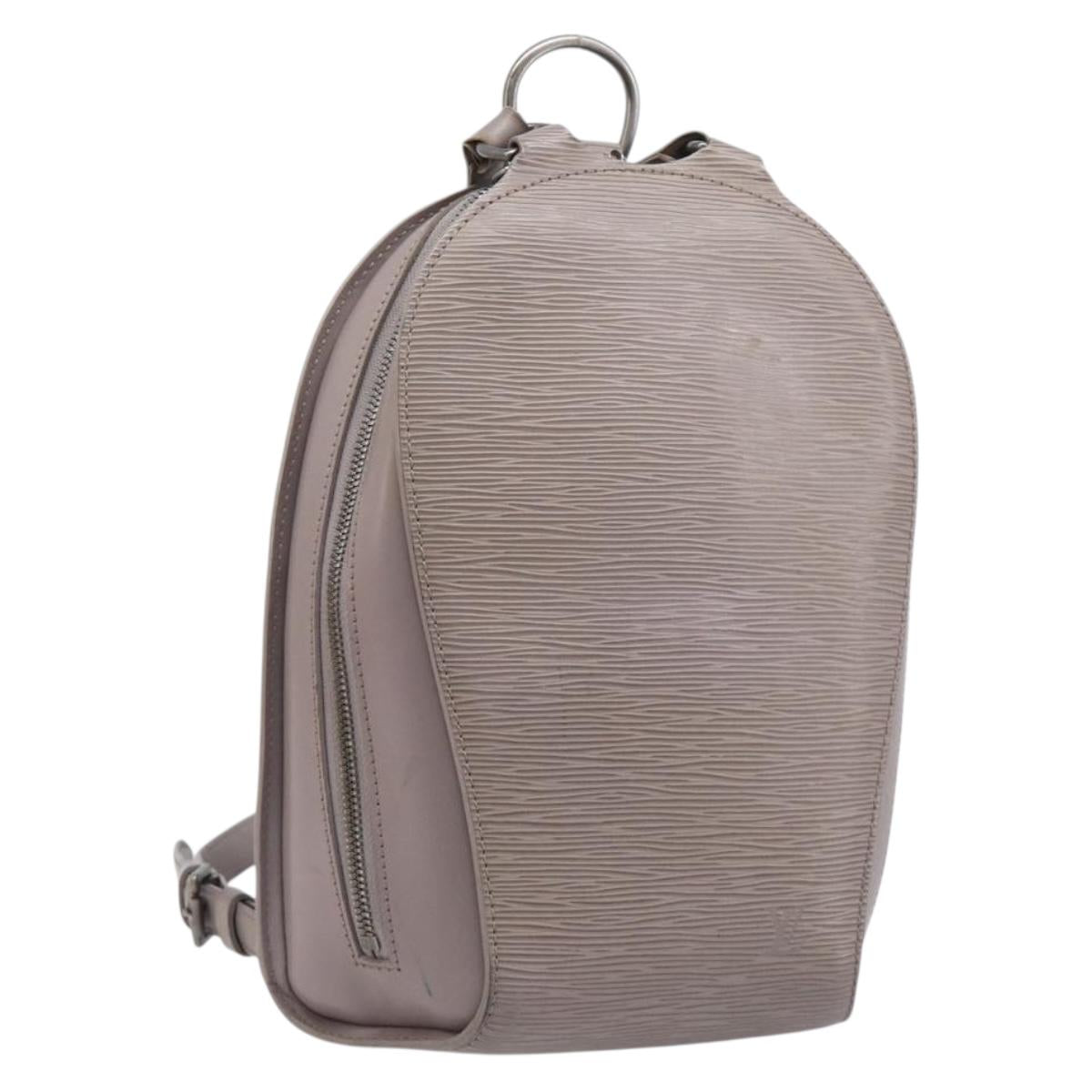 LOUIS VUITTON Epi Mabillon Backpack Lilac M5223B LV Auth 197253A