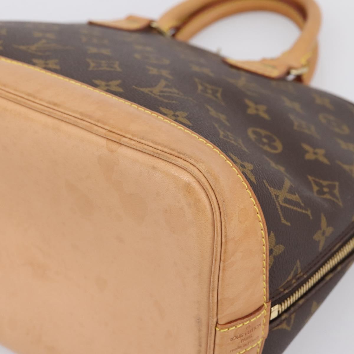 LOUIS VUITTON Monogram Alma Hand Bag M51130 LV Auth 197256A