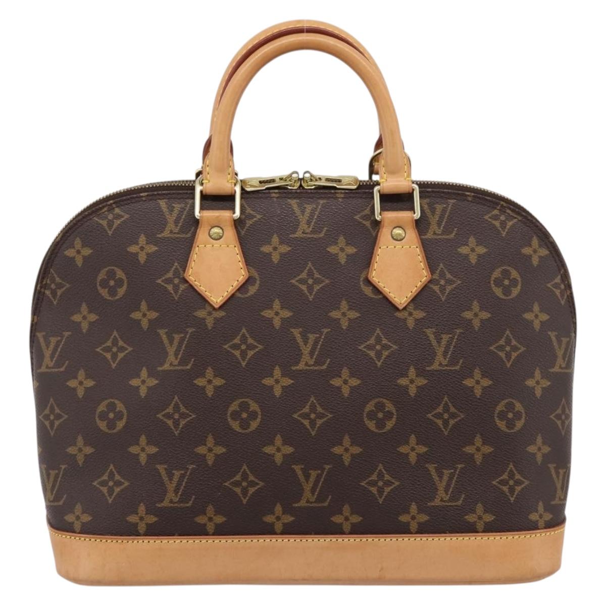 LOUIS VUITTON Monogram Alma Hand Bag M51130 LV Auth 197256A