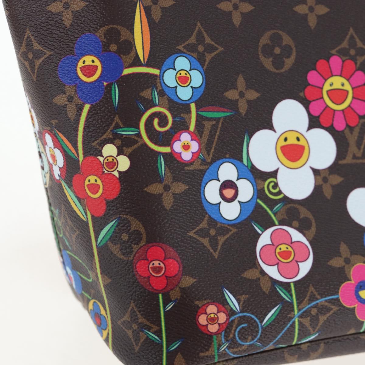 LOUIS VUITTON Monogram Flower Neverfull MM Tote Bag M13271 LV Auth 197257SM