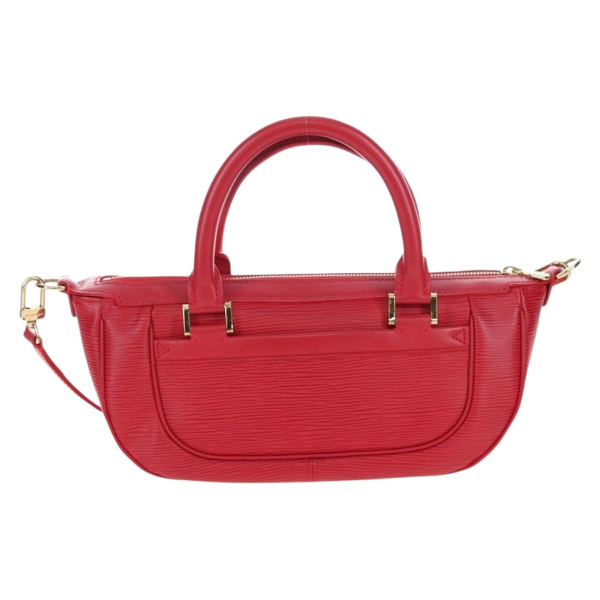 LOUIS VUITTON Epi Danura PM Hand Bag 2way Red M5891E LV Auth 197271V