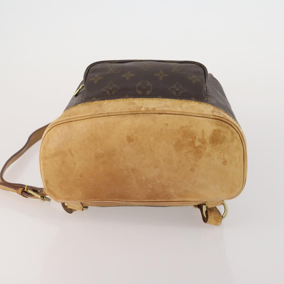 LOUIS VUITTON Monogram Montsouris MM Backpack M51136 LV Auth 197278