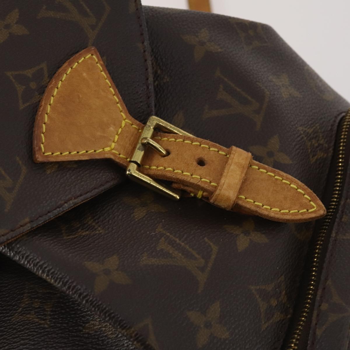 LOUIS VUITTON Monogram Montsouris MM Backpack M51136 LV Auth 197278