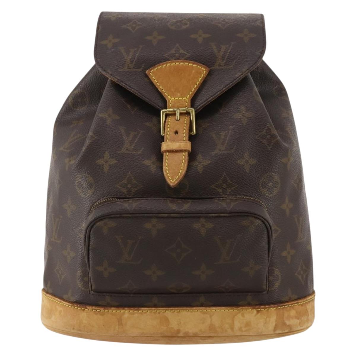 LOUIS VUITTON Monogram Montsouris MM Backpack M51136 LV Auth 197278