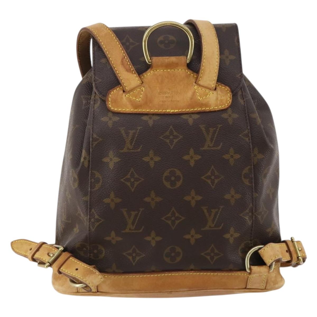 LOUIS VUITTON Monogram Montsouris MM Backpack M51136 LV Auth 197278