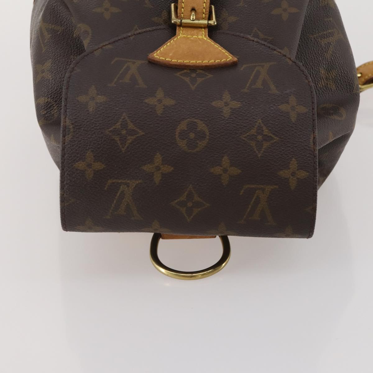 LOUIS VUITTON Monogram Montsouris MM Backpack M51136 LV Auth 197278