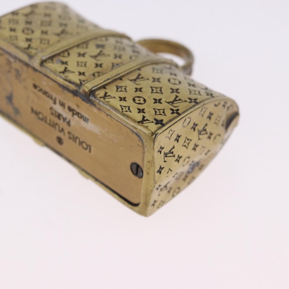 LOUIS VUITTON Monogram Keepall Motif Paper Weight metal Gold LV Auth 197289M