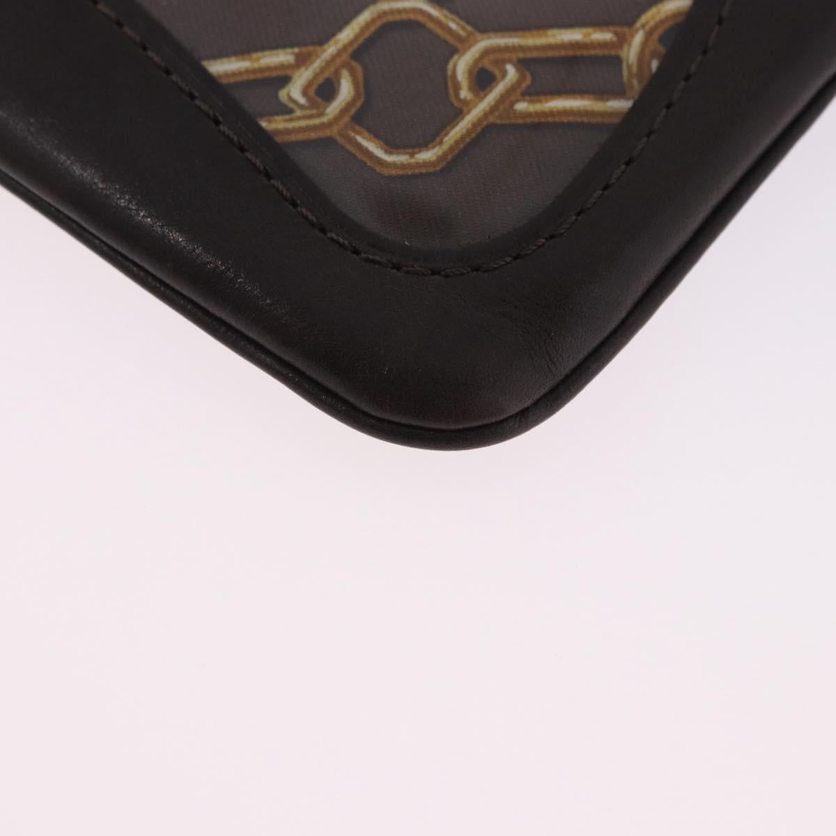 LOUIS VUITTON Monogram Charm Pochette Cles Coin Purse White M95165 Auth 197291A