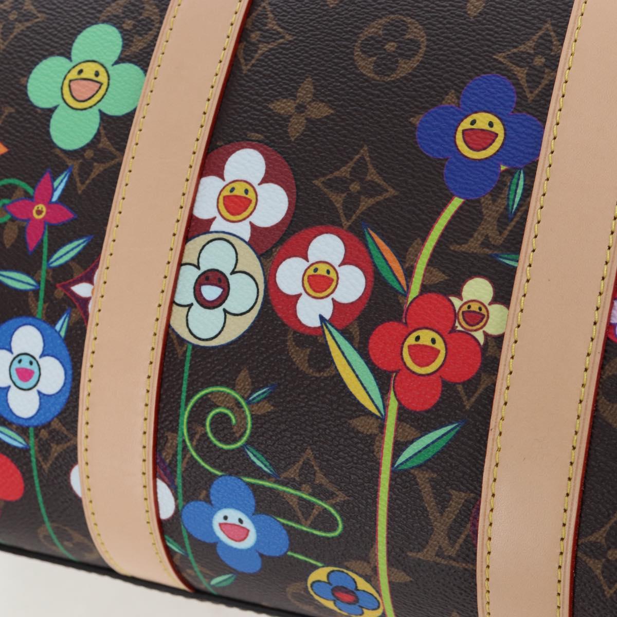LOUIS VUITTON Takashi Murakami Keepall Bandouliere 45 Bag M14182 Auth 197301SM