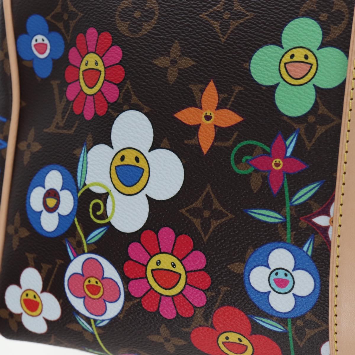 LOUIS VUITTON Takashi Murakami Keepall Bandouliere 45 Bag M14182 Auth 197301SM