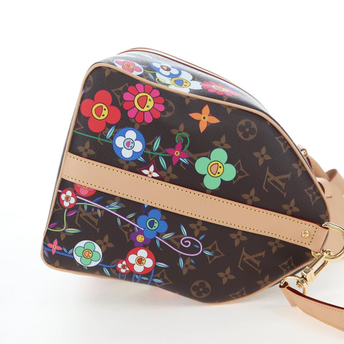LOUIS VUITTON Takashi Murakami Keepall Bandouliere 45 Bag M14182 Auth 197301SM