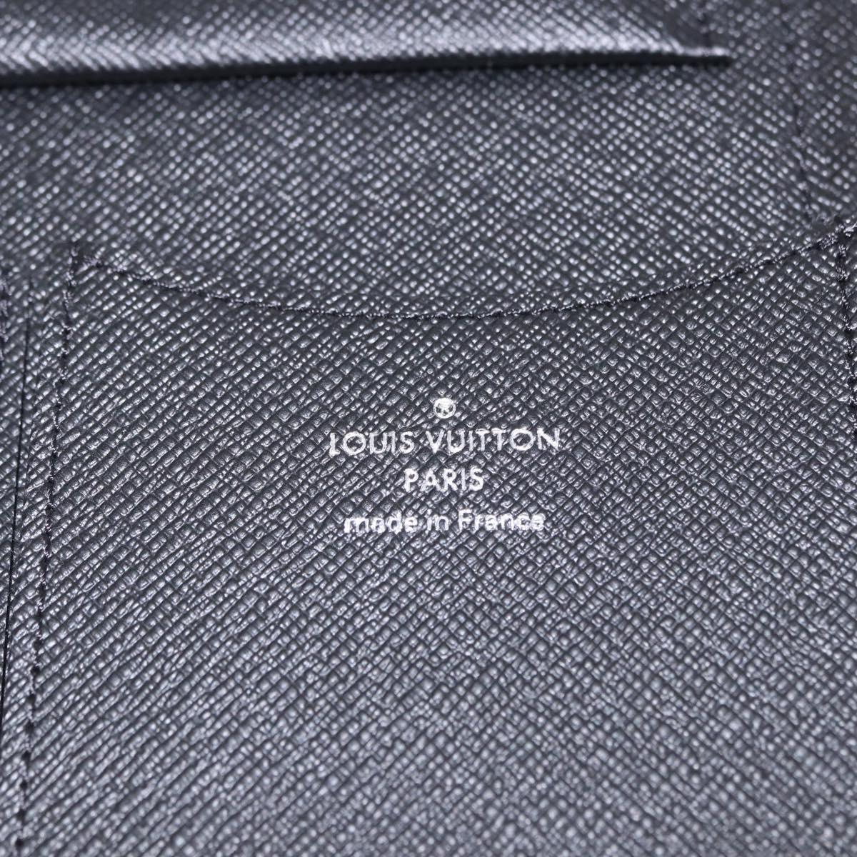 LOUIS VUITTON Damier Grafitte Document Case Portefeuille Braza LV Auth 197312M